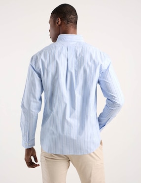 Camisa casual Brooks Brothers de algodón manga larga para hombre