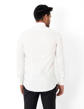 Camisa business casual RCANO de bambú manga larga para hombre