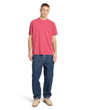 Playera timberland cuello redondo para hombre