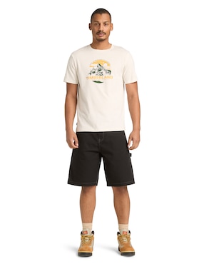 Playera timberland tee cuello redondo para hombre