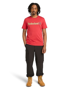 Playera timberland cuello redondo para hombre