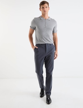 Pantalón business casual chino slim Lacoste para hombre