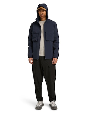 Chamarra casual Timberland impermeable con capucha para hombre