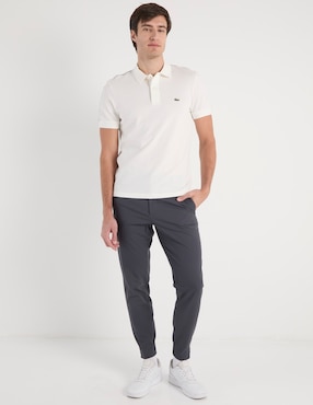 Pants skynny Lacoste con botón para hombre