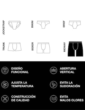 Set bóxer Unnder para hombre 3 piezas
