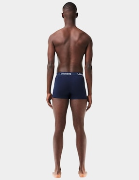 Set bóxer trunk Lacoste de algodón para hombre 3 piezas