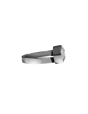 Anillo circular Cometa P 925 de plata zirconia brillante