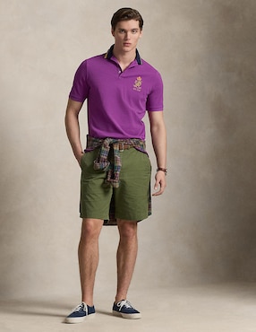 Bermuda Polo RL de algodón para hombre