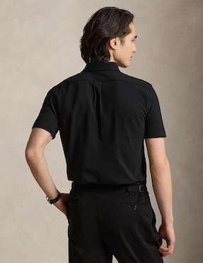 Camisa casual Polo Ralph Lauren de algodón manga corta para hombre