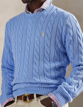 Suéter Polo Rl cuello redondo para hombre