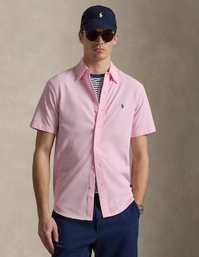 Sobrecamisa casual Polo Ralph Lauren de algodón manga corta para hombre