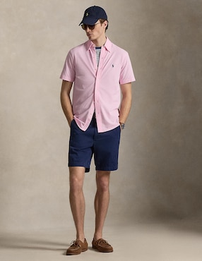 Sobrecamisa casual Polo Ralph Lauren de algodón manga corta para hombre