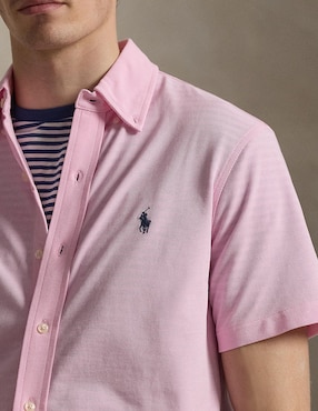 Sobrecamisa casual Polo Ralph Lauren de algodón manga corta para hombre