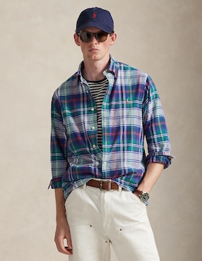 Camisa casual Polo Ralph Lauren de algodón para hombre