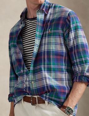 Camisa casual Polo Ralph Lauren de algodón para hombre