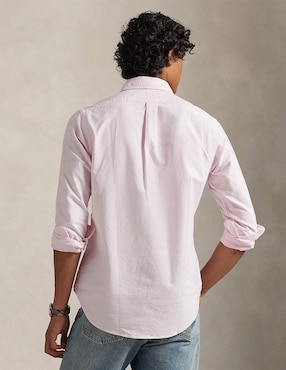 Camisa business casual Polo Ralph Lauren de algodón manga larga para hombre