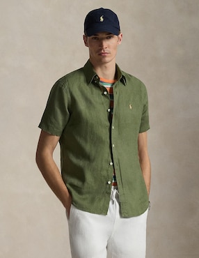 Sobrecamisa casual Polo Rl manga corta para hombre