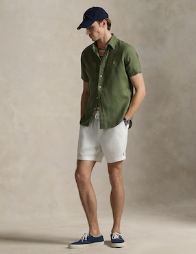 Sobrecamisa casual Polo Rl manga corta para hombre