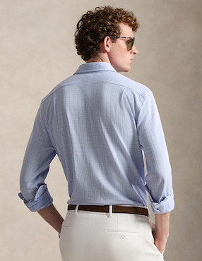 Camisa business casual Polo Ralph Lauren de algodón manga larga para hombre