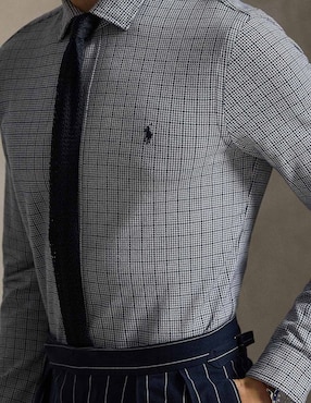 Camisa business casual Polo Ralph Lauren de algodón manga larga para hombre
