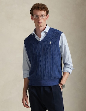 Chaleco Polo Ralph Lauren trenzado para hombre