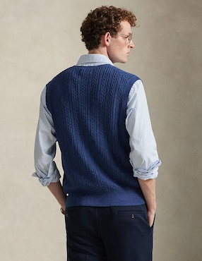 Chaleco Polo Ralph Lauren trenzado para hombre