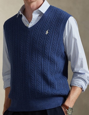 Chaleco Polo Ralph Lauren trenzado para hombre