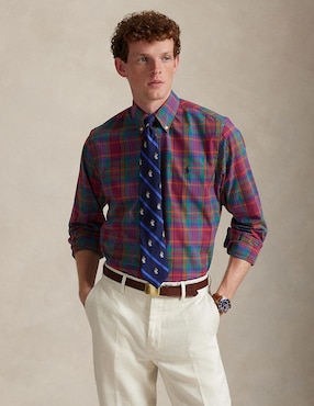 Camisa casual Polo Ralph Lauren manga larga para hombre
