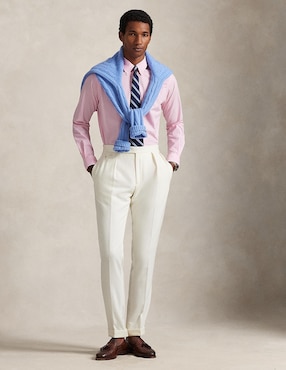 Camisa de vestir Polo Ralph Lauren de algodón manga larga para hombre