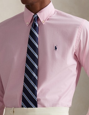 Camisa de vestir Polo Ralph Lauren de algodón manga larga para hombre
