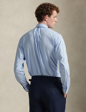 Camisa business casual Polo Ralph Lauren de algodón manga larga para hombre
