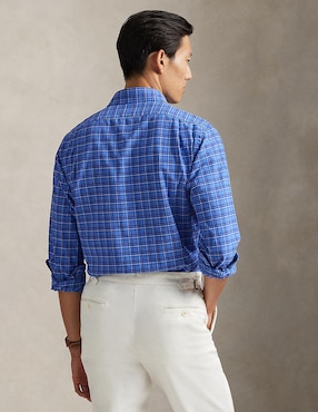 Camisa business casual Polo Ralph Lauren de algodón manga larga para hombre