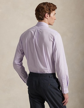 Camisa casual Polo Ralph Lauren de algodón manga larga para hombre