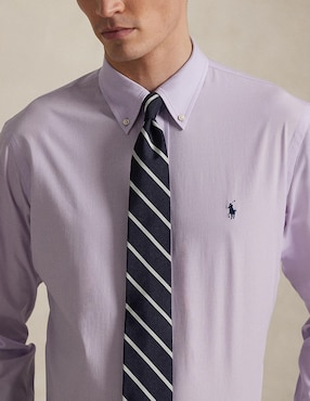 Camisa casual Polo Ralph Lauren de algodón manga larga para hombre