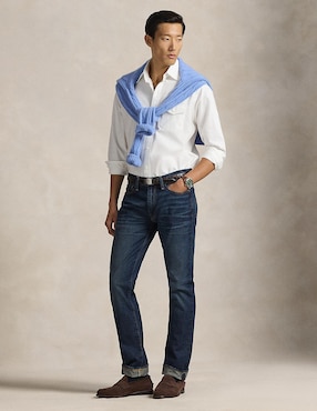 Pantalón slim Polo Ralph Lauren de algodón para hombre