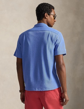 Camisa casual Polo Rl de algodón manga corta para hombre