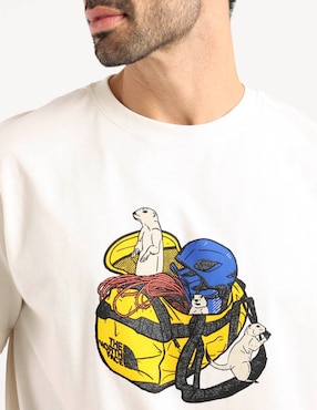 Playera The North Face cuello redondo para hombre