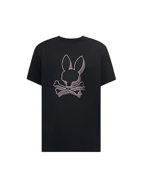 Playera Psycho Bunny cuello redondo para hombre