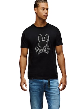 Playera Psycho Bunny cuello redondo para hombre