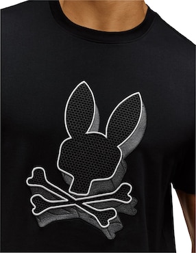 Playera Psycho Bunny cuello redondo para hombre