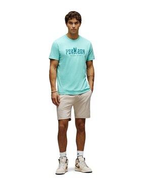Playera Psycho Bunny HD25 cuello redondo para hombre