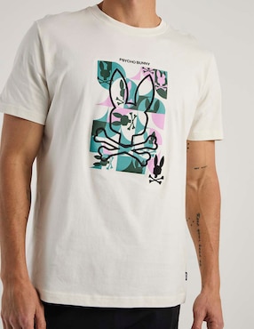 Playera Psycho Bunny cuello redondo para hombre