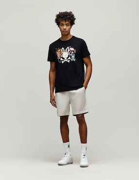 Playera Psycho Bunny cuello redondo para hombre