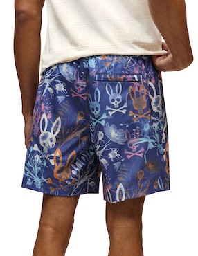 Traje de baño Psycho Bunny con bolsillos para hombre