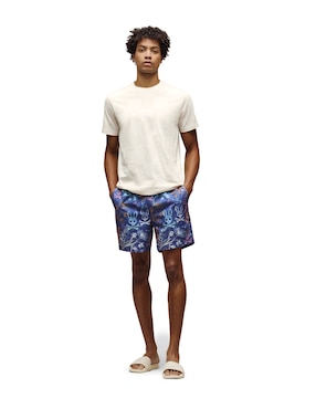 Traje de baño Psycho Bunny con bolsillos para hombre