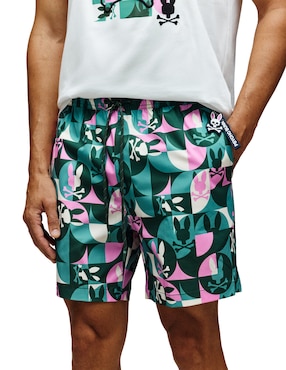 Traje de baño Psycho Bunny con bolsillos para hombre