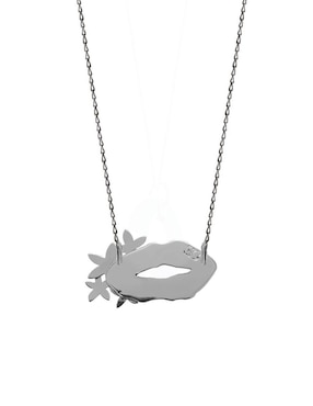 Collar de labios Enrique Garcia de plata P 925