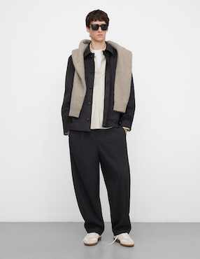 Sobrecamisa casual Adolfo Dominguez manga larga para hombre