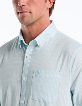 Camisa casual Original Penguin manga larga para hombre