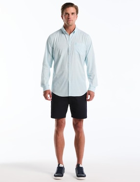 Camisa casual Original Penguin manga larga para hombre